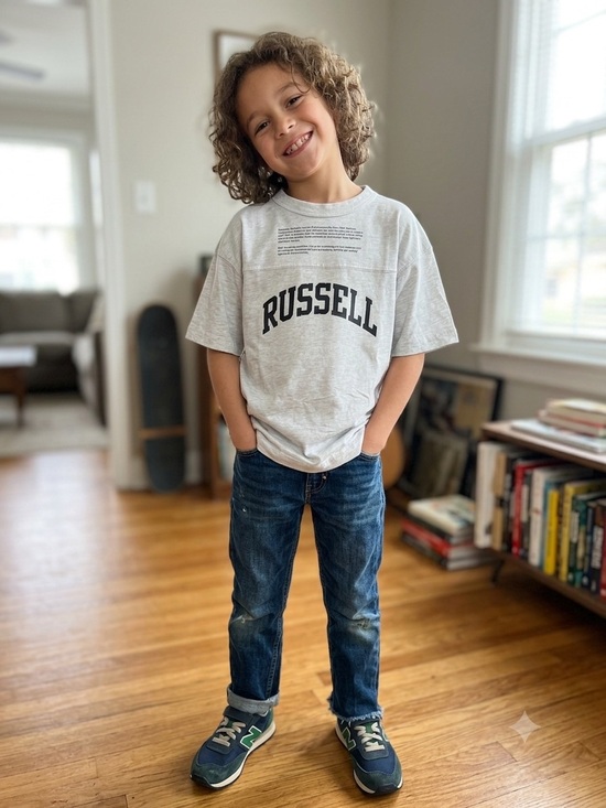 Zara Other - Zara x Russell Athletic capsule collection limited edition grey shirt size 9-10y